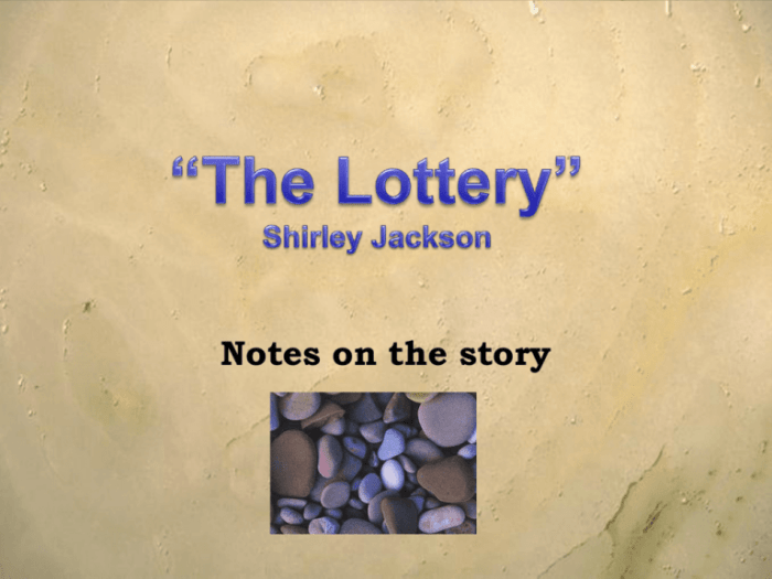 Lottery story shirley jackson hutchinson atheist they her