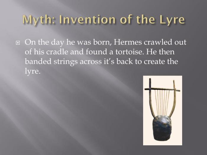 Hermes invention in myth crossword